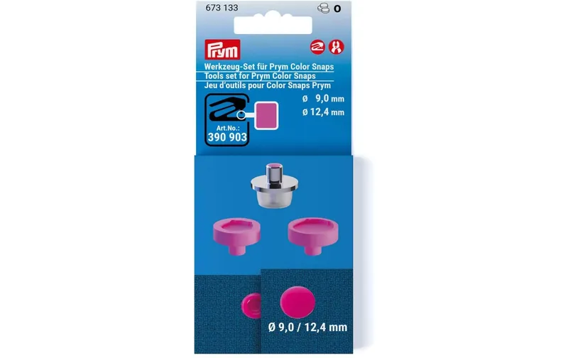 Prym Nähset 3 pezzi, Silberfarbig, Fuchsia