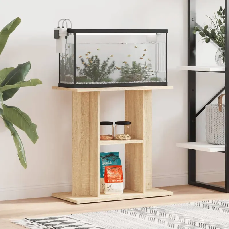 Aquariumständer Sonoma-Eiche 60x30x60 cm derivato del legno