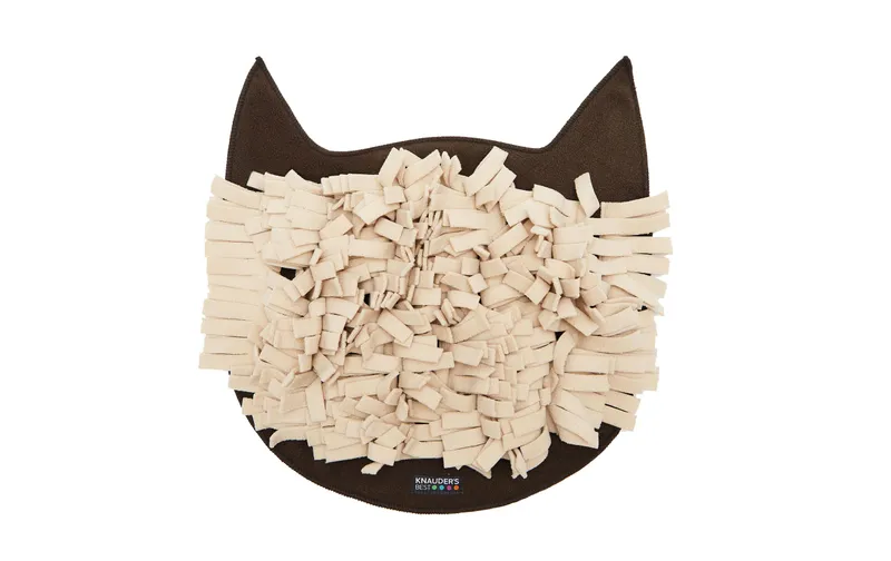 KNAUDER'S BEST Katzen-Spielzeug Schnüffelrasen, brown