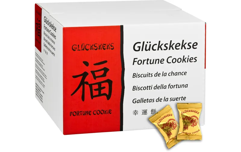 Sweet & Lucky Glückskekse – einzeln 275 pezzi 1650 g