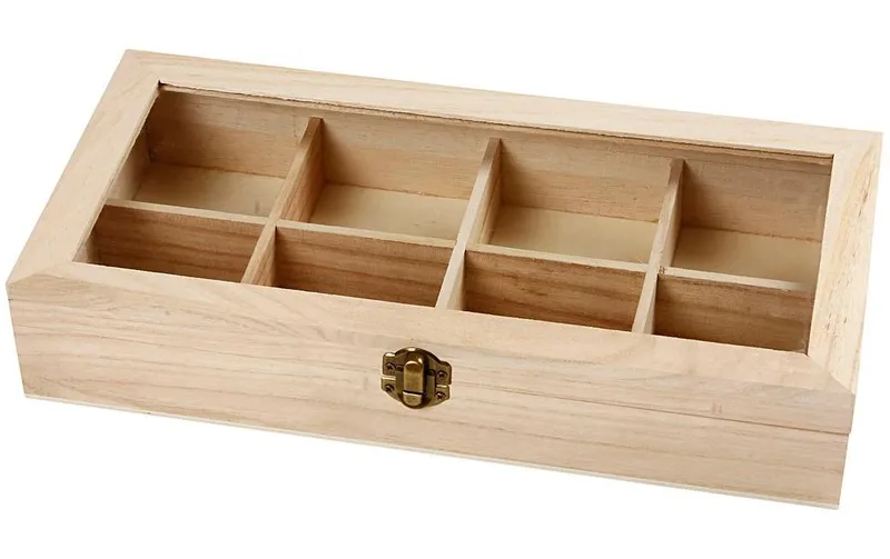 Creativ Company Holzkiste con vetrodeckel e metalloschliesse 1 pezzi