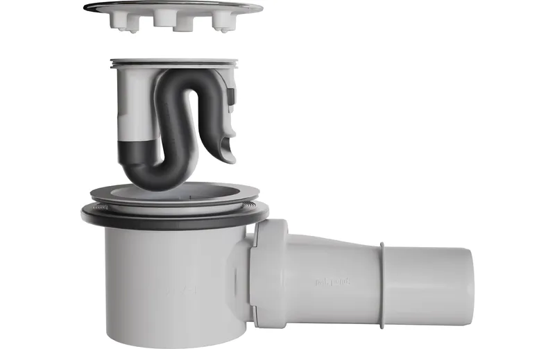 Visolva Reinigungsfreier Siphon mit Chrom Deckel