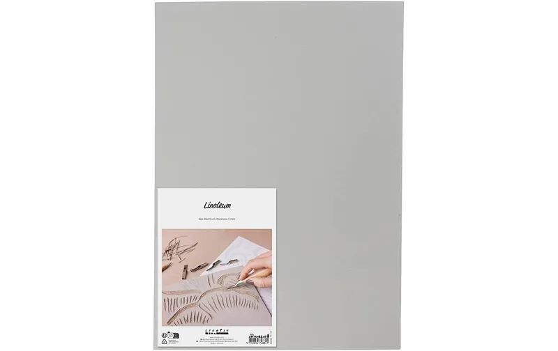 Creativ Company Stempel Zubehör Linoleumplatte 30 x 40 cm