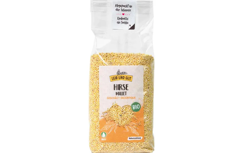 Leib and Gut Bio Hirse ganz geschält 500 g
