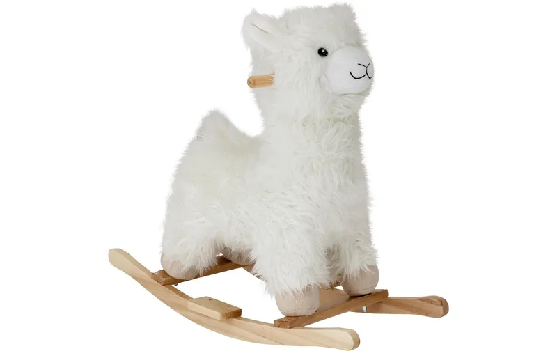 Bloomingville Schaukeltier Kinto Lama Weiss