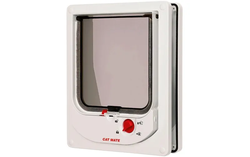 Cat Mate Freilauftür 4-Wege mit Magnetbetr. blanc