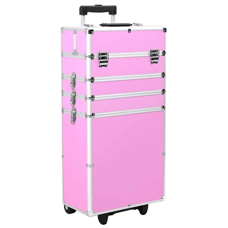 Chariot de maquillage Aluminium Rose