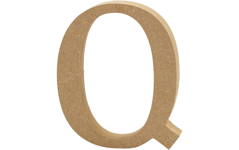 Creativ Company Holzbuchstabe Q 1 pièces