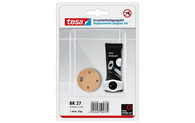 tesa Ersatzadapter-Satz BK 27 5 kg, Braun