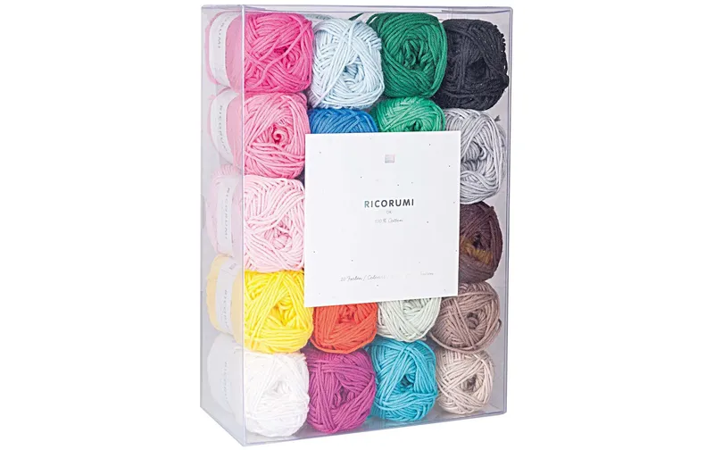 Rico Design Wolle Ricorumi Set 25 g 20-teilig