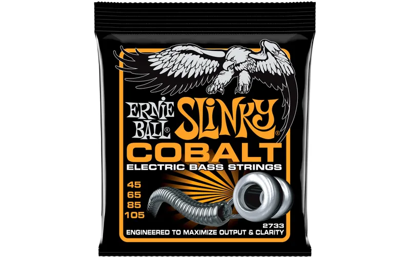 Ernie Ball Basssaiten 2733 Slinky Cobalt – Hybrid 45-105