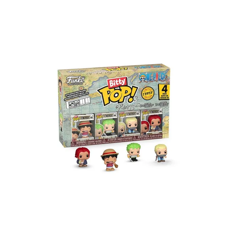Funko Figur Bitty POP! One Piece 4-er Pack Luffy