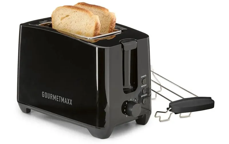 GOURMETmaxx Toaster noir
