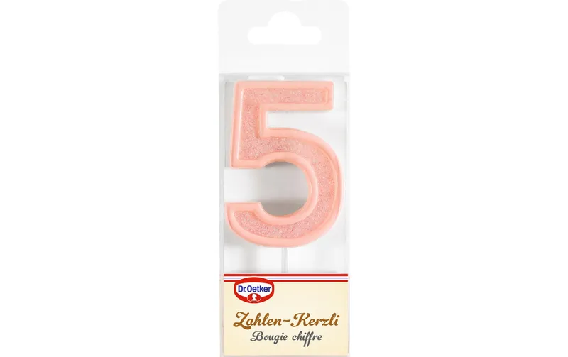 Dr.Oetker Zahlenkerze 5 1 pieces
