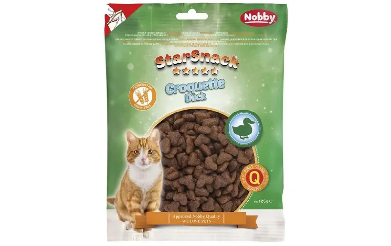 Nobby Katzen-Snack StarSnack Croquette Duck, 125 g