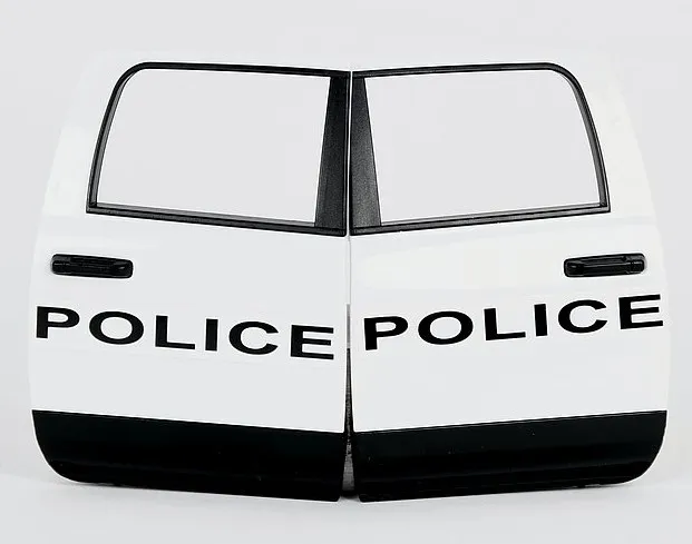 BRUDER Ersatzteil Fondtüren links and rechts RAM 2500 Polizei