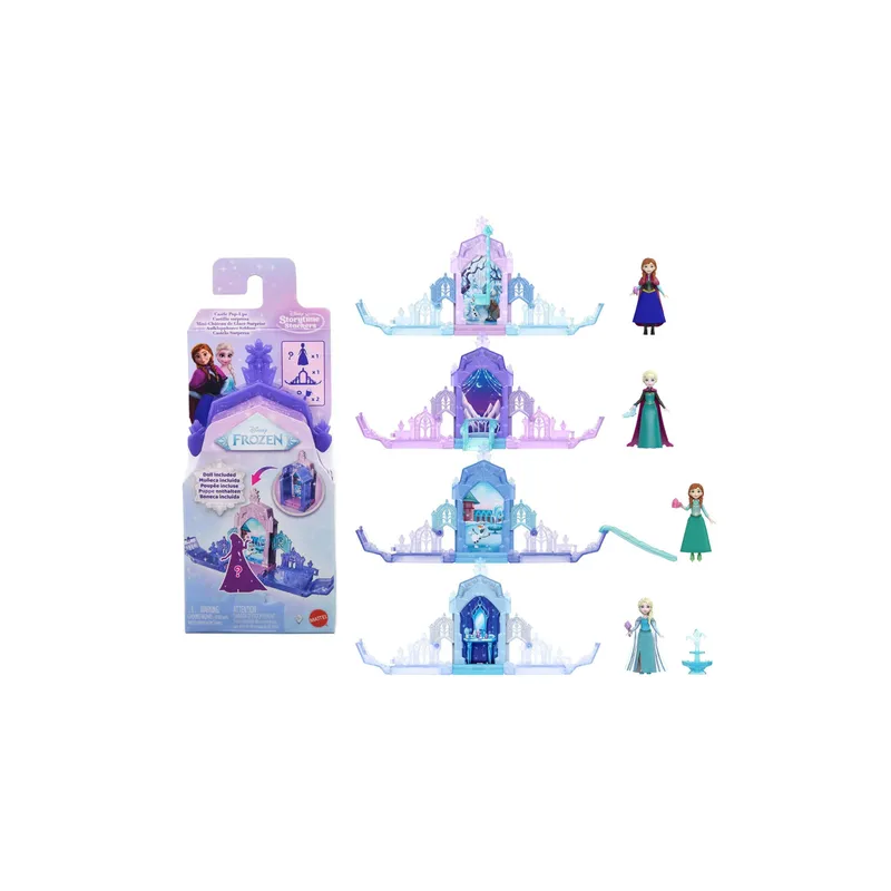 Set di gioco Disney Princess Regina dei Ghiacci con castello da aprire - assortito