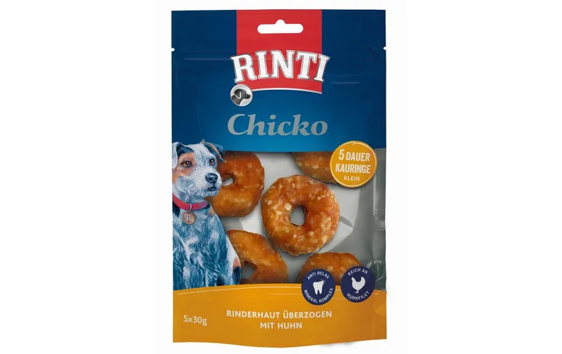 Rinti Leckerli Dauer-Kauring S, 5 x 30 g