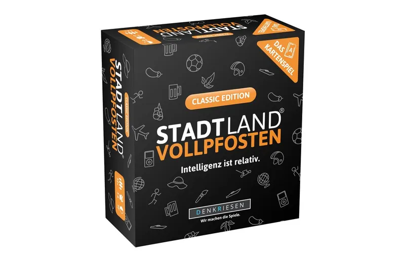 Denkriesen Partyspiel STADT LAND VOLLpali – Das Kartenspiel Classic