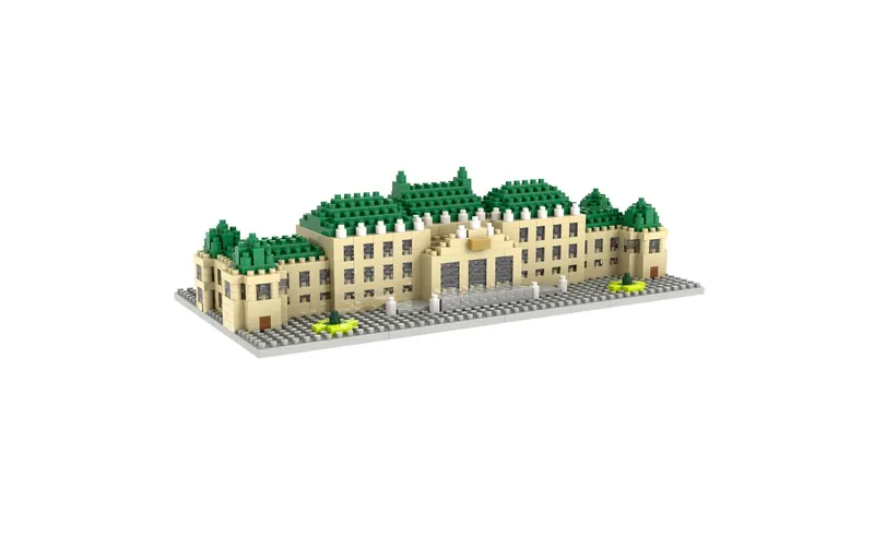 BRIXIES Bausteinmodell Schloss Belvedere aus 943 Bausteinen