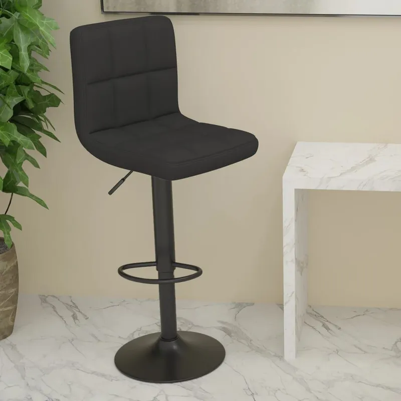 Barhocker nero tessuto