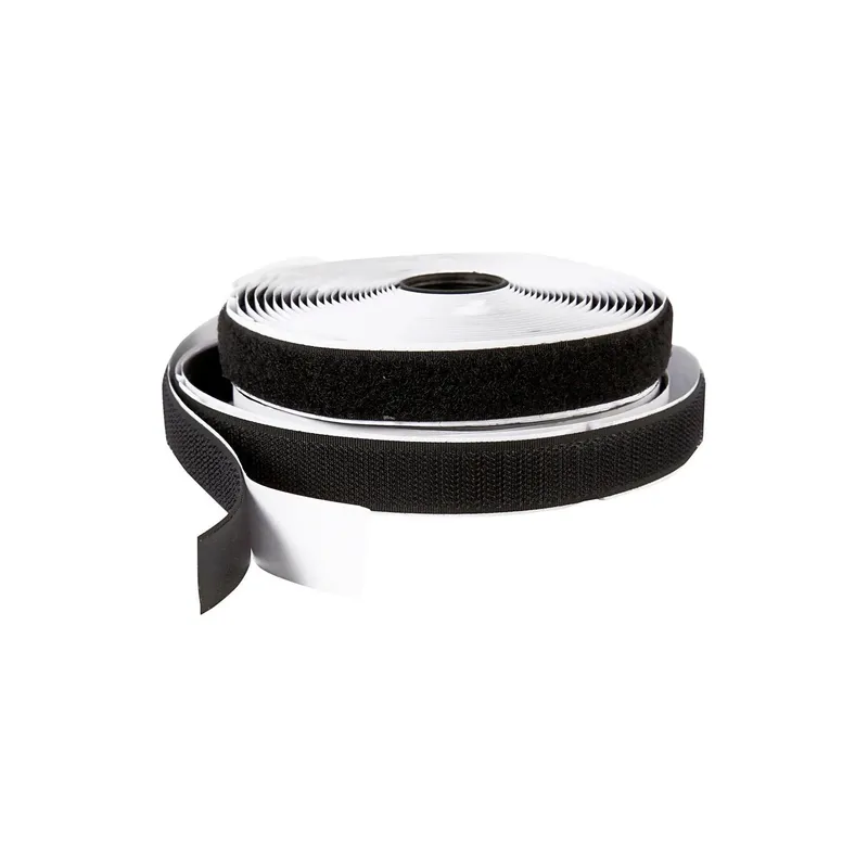 Creativ Company Klettband Haken & Ösen selbstklebend 20 mm Schwarz 5 m