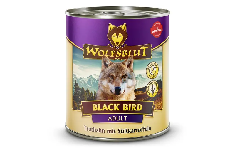 Wolfsblut Nassfutter Dog Black Bird, 800 g