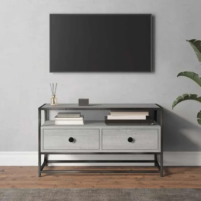 TV-Schrank grigio Sonoma 80x35x45 cm derivato del legno