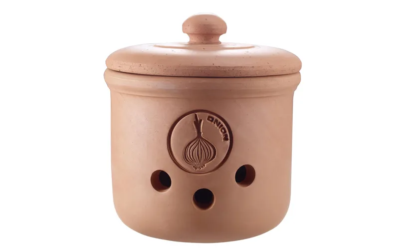 Moha Zwiebelbehälter Cipo Ø 14 cm 1 l, marrone