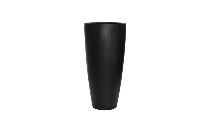 Pottery Pots Pflanzentopf Dax XL, Schwarz Schwarz