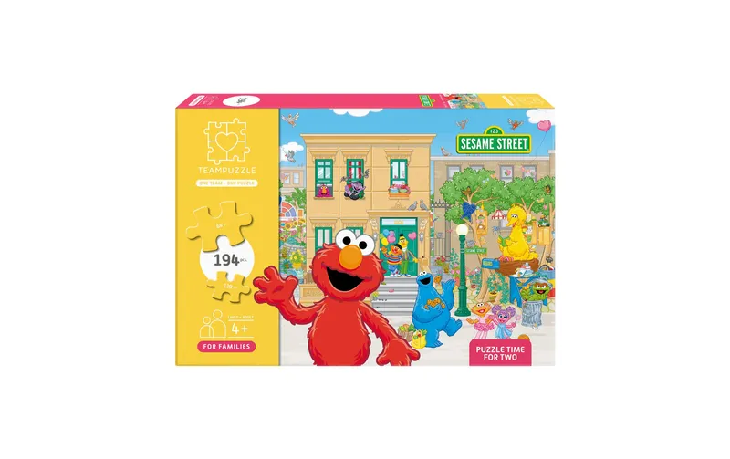 Teampuzzle Puzzle Sesamstrasse 194 Teile 48 x 33 cm ab 4 Jahren