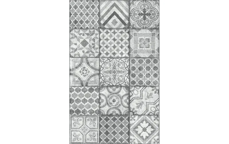d-c-fix nappe Manhattan Visbi Rund, Ø 150 cm, gris