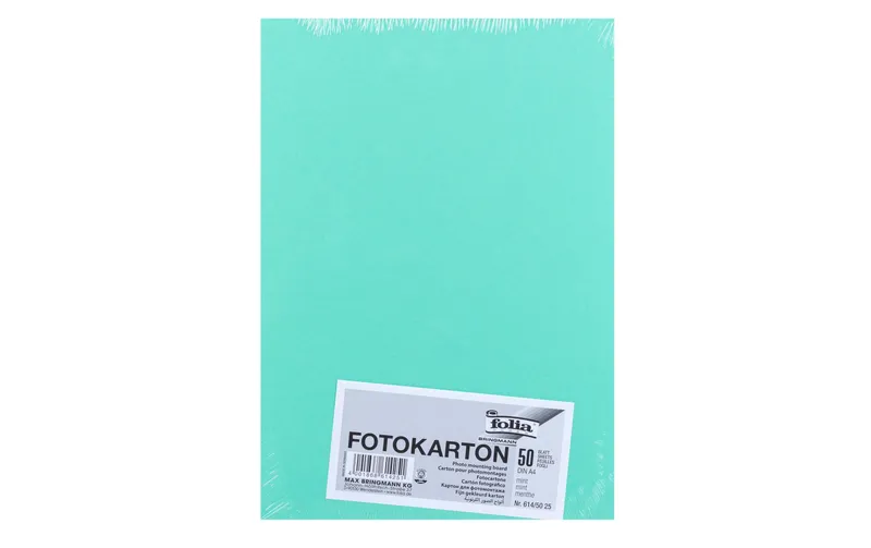 Folia Fotokarton A4, 300 g/m², 50 Blatt, Mint