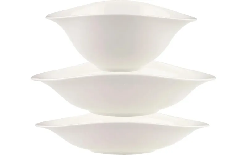 Villeroy & Boch Vapiano Schalen Trio 6-teilig, bianco