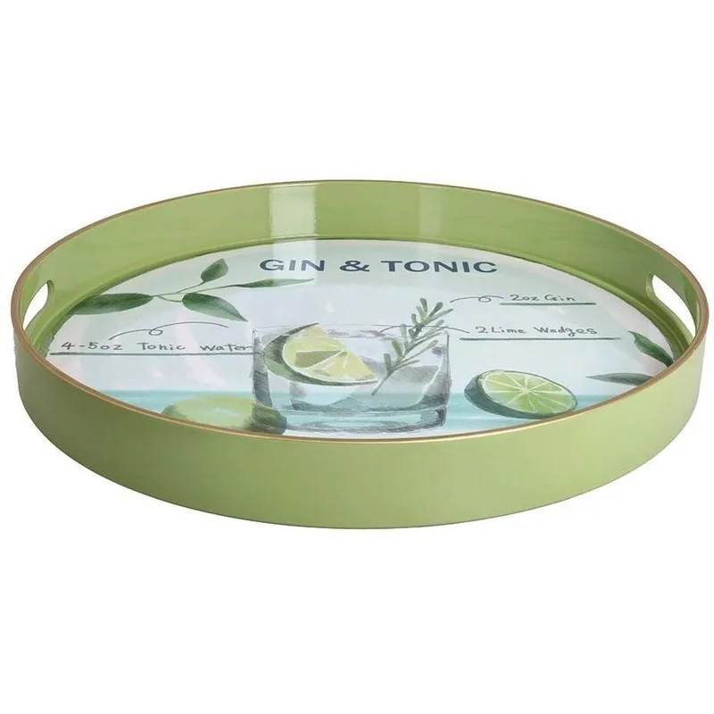 Tognana Serviertablett Gin & Tonic 38 cm, Mehrfarbig
