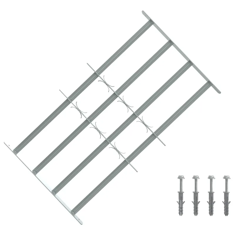 Sicherheitsgitter für Fenster mit 4 Querstangen 3 Stk.