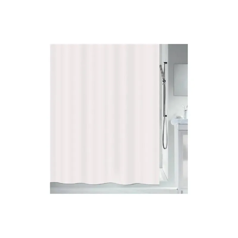 MSV Duschvorhang Romana 180 x 180 cm, blanc