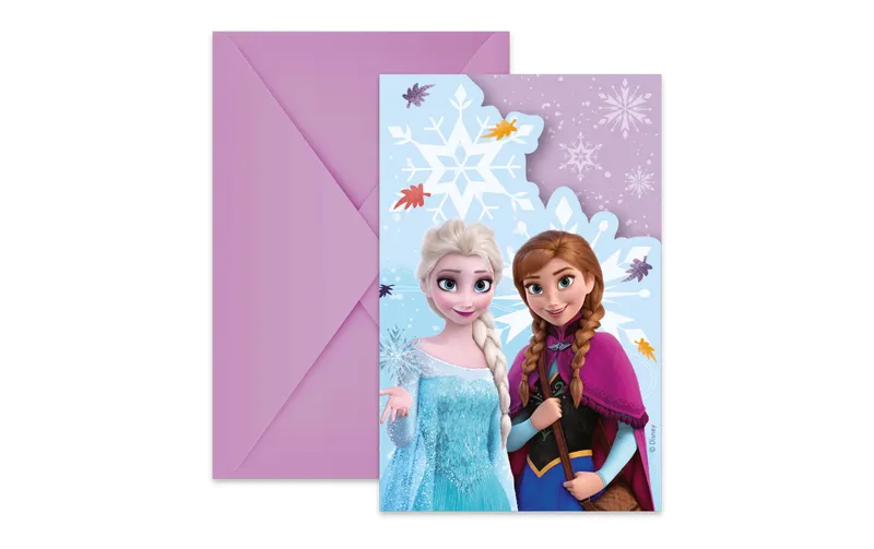 We fiesta Party Einladungskarte Frozen 6 Stück