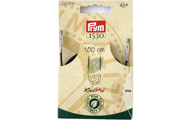 Prym 1530 Seil and Zubehör for Rundstricknadeln, 100 cm