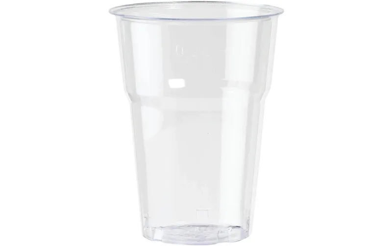 Duni Einwegbecher 250 ml, 50 pezzi, trasparente