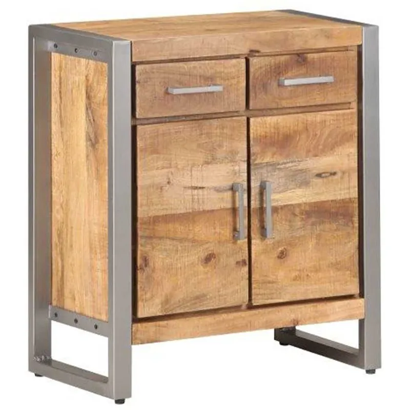 Sideboard 60x35x72 cm Raues Mangoholz