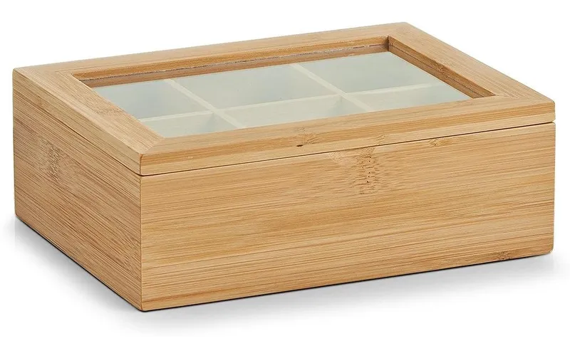 Zeller Present Bambus 22 x 16 x 7.5 cm, Braun