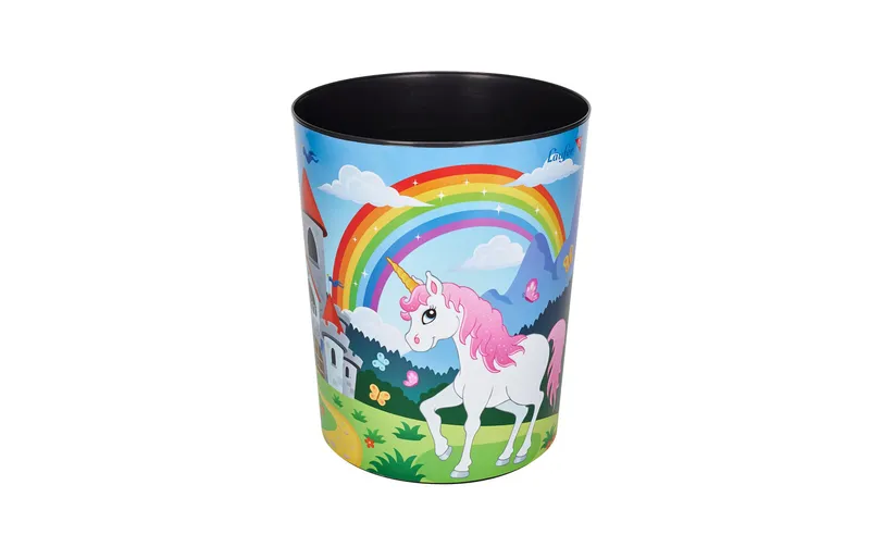 Läufer Papierkorb 13 L, Einhorn