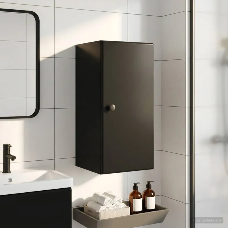 Badezimmer-Wandschrank BREDA nero 30 x 31 x 59 cm