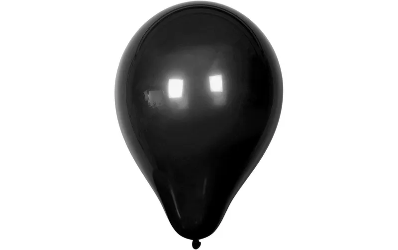Creativ Company Luftballon Ø 23 cm black, 10 pieces