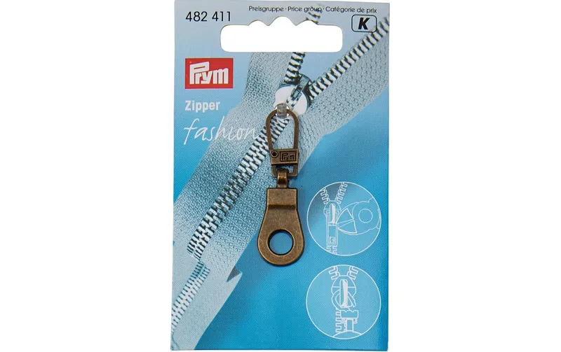 Prym Reissverschluss Fashion Zipper, avec Öse, Kupfer