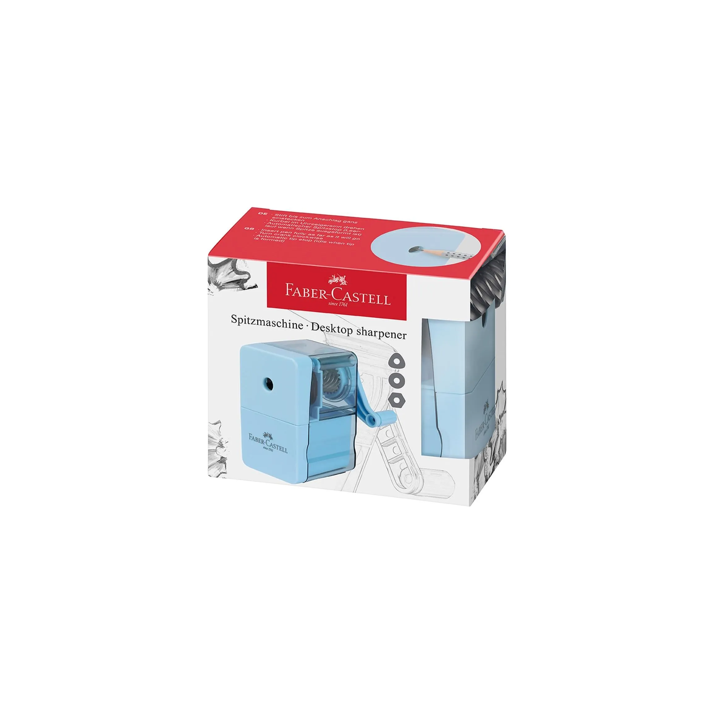 Faber-Castell Spitzmaschine Manuell, Hellblau