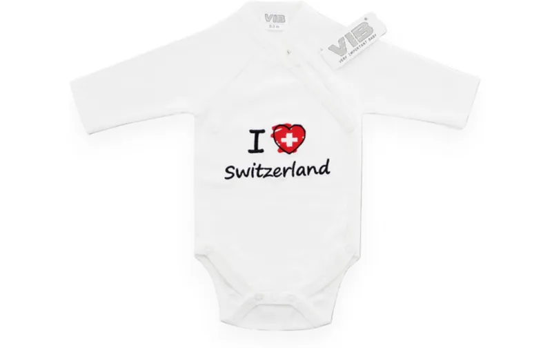 Very Important Baby Body I (Herz) Switzerland bianco