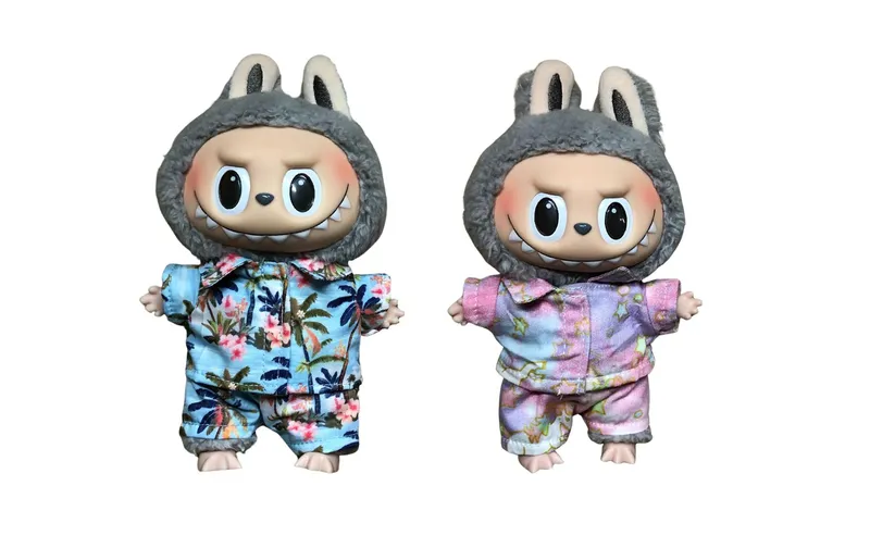 Nize Puppenkleidung Outfit Palme/Einhorn
