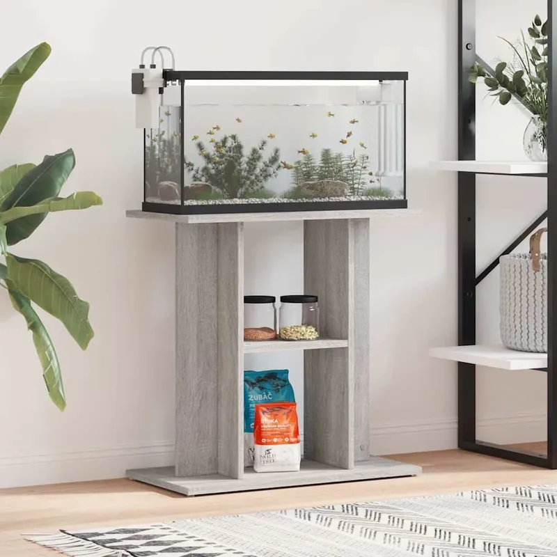 Aquariumständer grey Sonoma 60 x 30 x 60 cm engineered wood